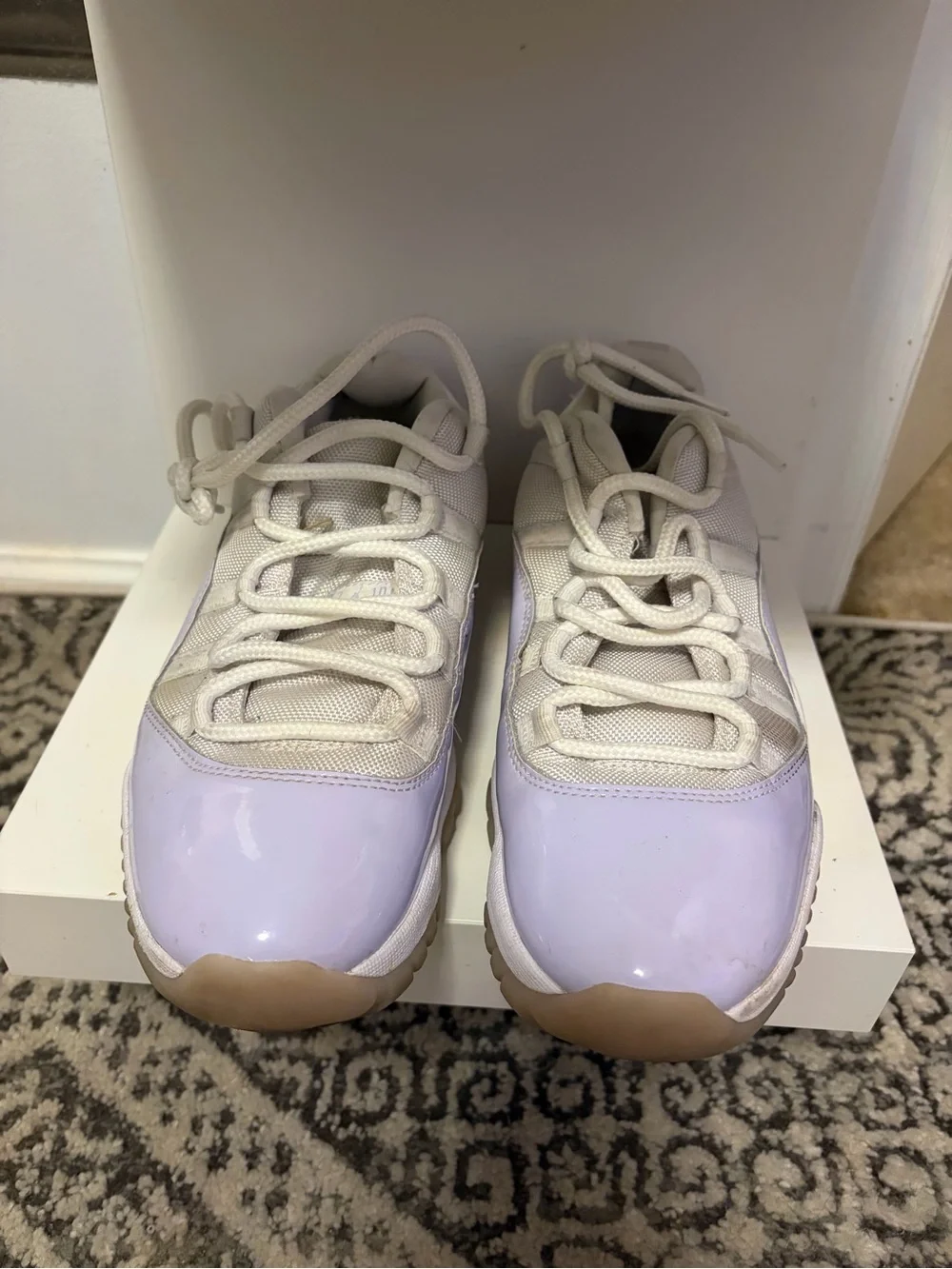 Jordan Women's 11 Retro Low - White and Light Lavender NO BOX!!!